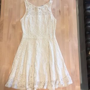 BB Dakota Cream Cotton Dress
